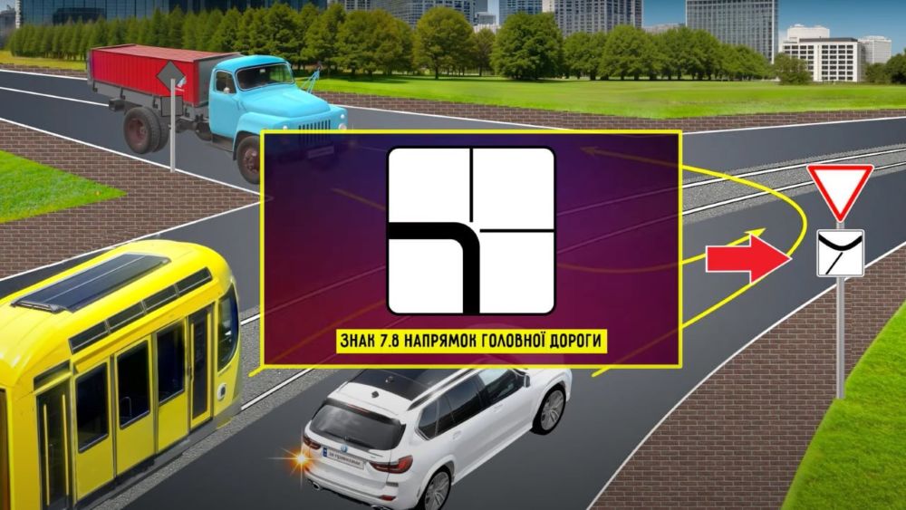 Интересный тест по ПДД - кто проедет перекресток вторым - фото 3