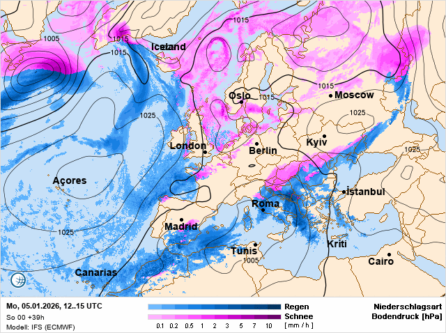 Прогноз погоди в Україні на 5 січня