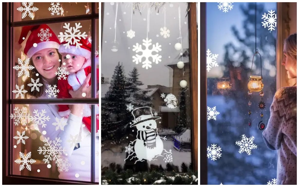Як прикрасити вікна на Новий 2025 рік