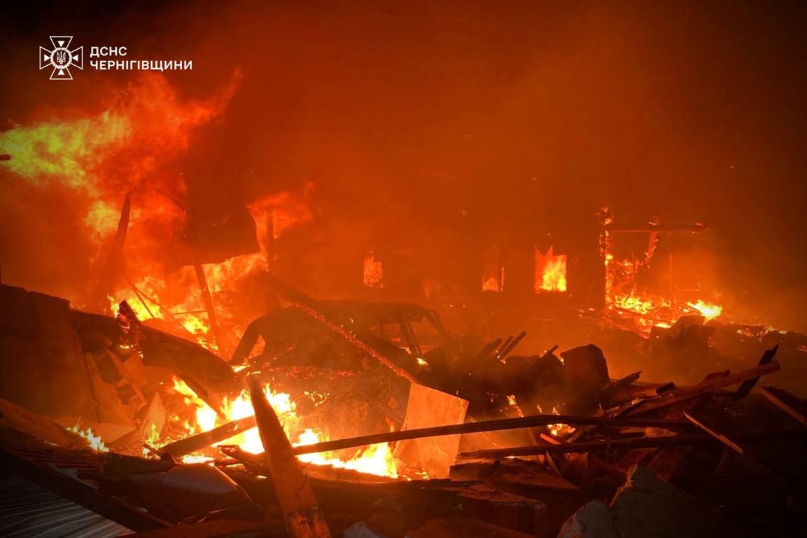 Пожежа в Чернігівській області