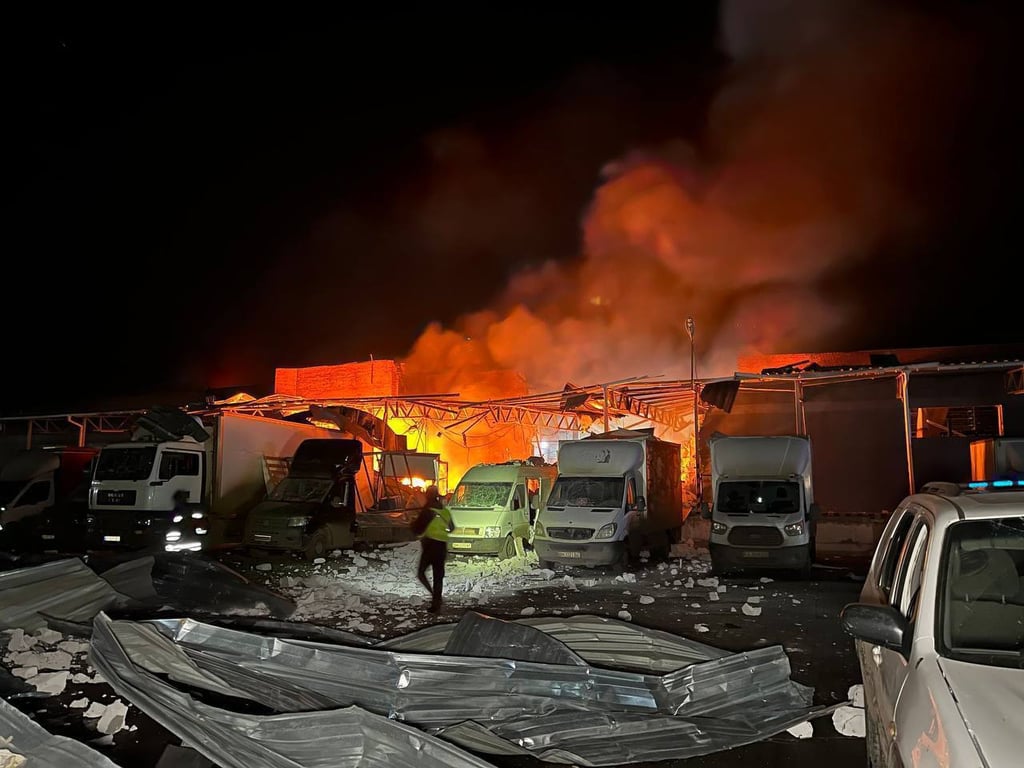 удар по Новій пошті в Сумах 6 березня