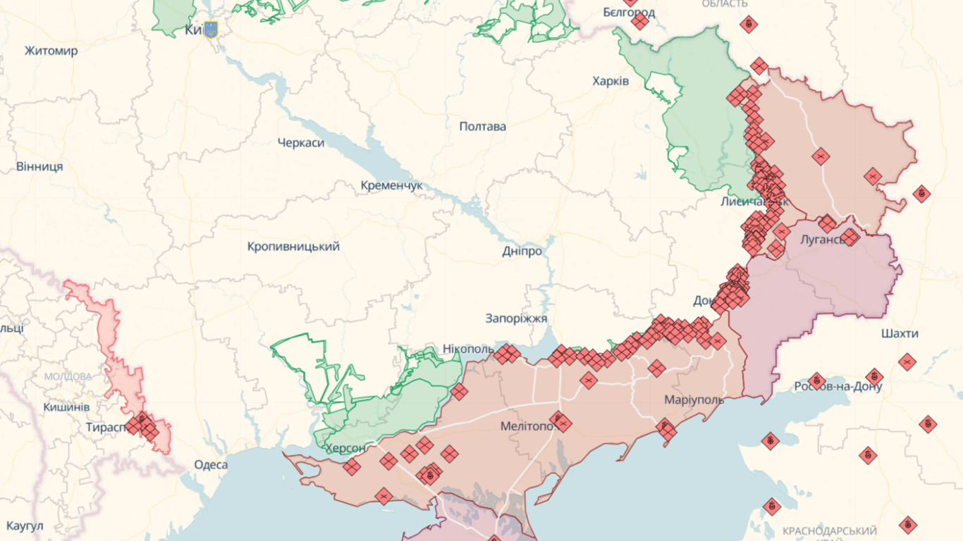 Онлайн-карты войны: главные события на передовой за 11 июня