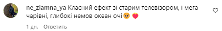 Коментар зі сторінки Тіни Кароль