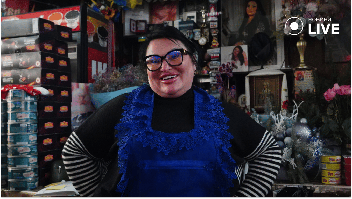 Продавщица рыбы на "Привозе" Светлана. Фото: Новости.LIVE/ Юлия Браславская