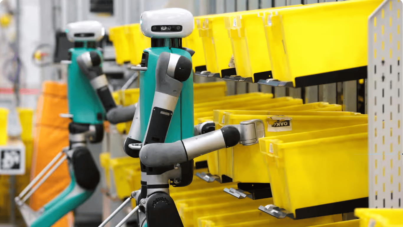 Amazon начала тестирование человекоподобных роботов на своих складах