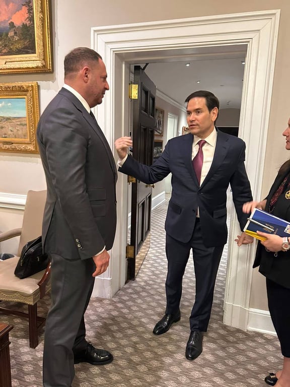 Єрмак зустрівся з Рубіо