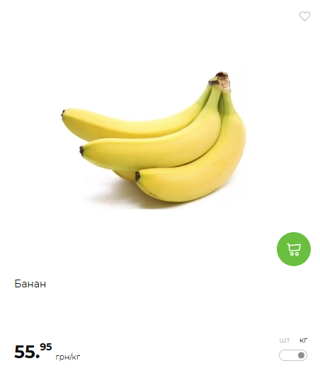 Цены на бананы в АТБ