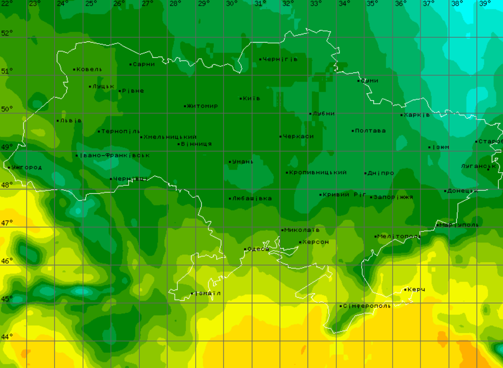 Погода в Україні 24 лютого