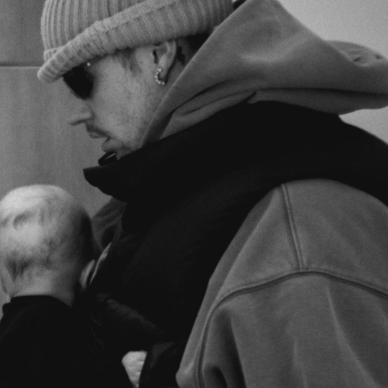 Джастін Бібер зі своїм сином