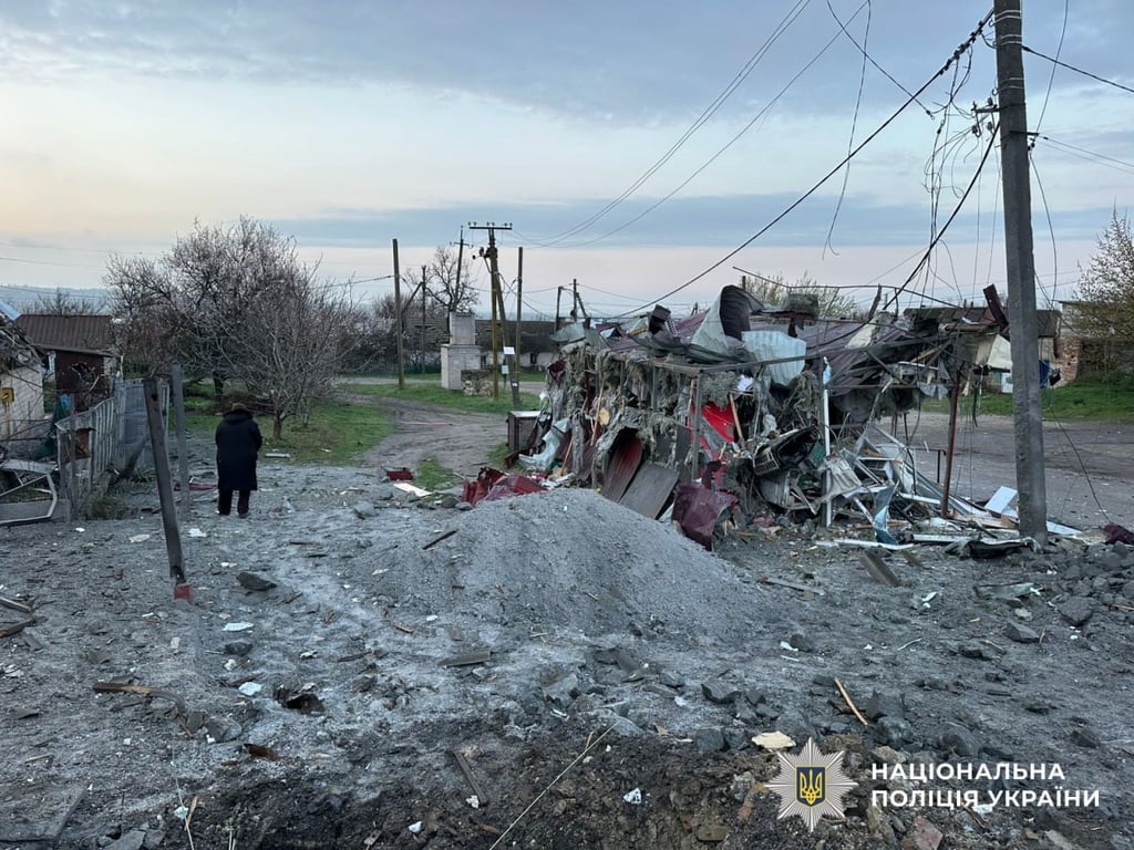 Наслідки обстрілу Запоріжжя