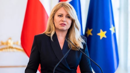 Президентка Словаччини на тлі атак РФ закликала надати Україні зброю - 285x160