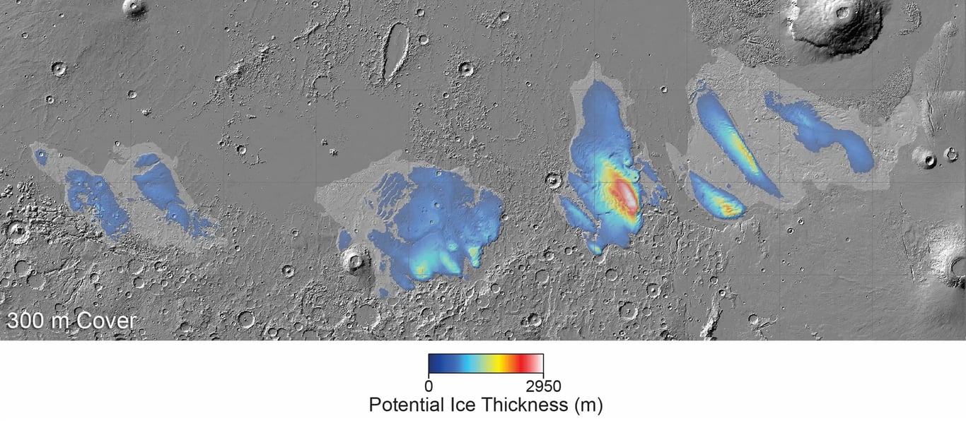 На Марсе обнаружили подземное море, которое может затопить всю планету.