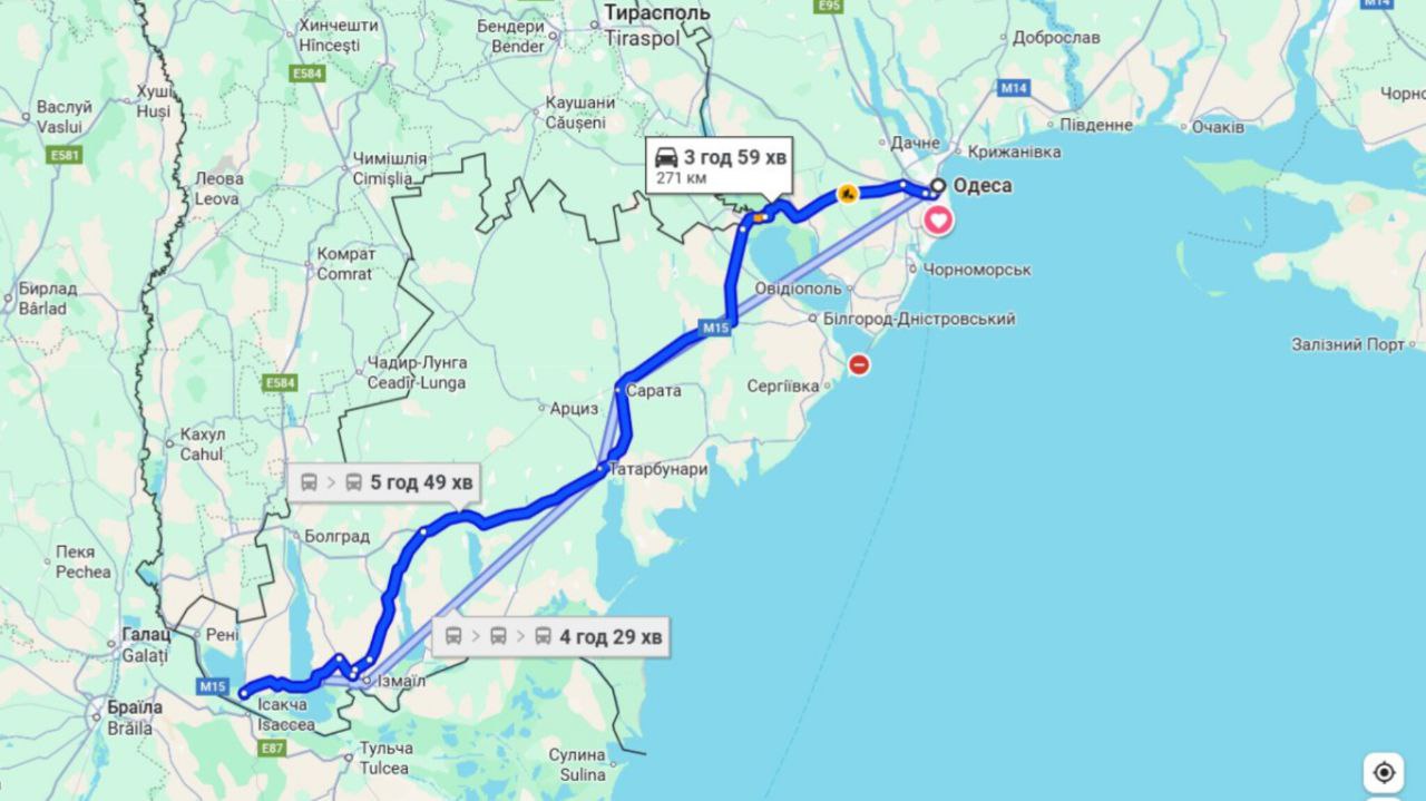 Одеса, затори на кордоні