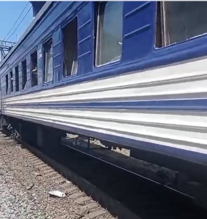 Обстріл поїзда в Дніпрі 24 червня