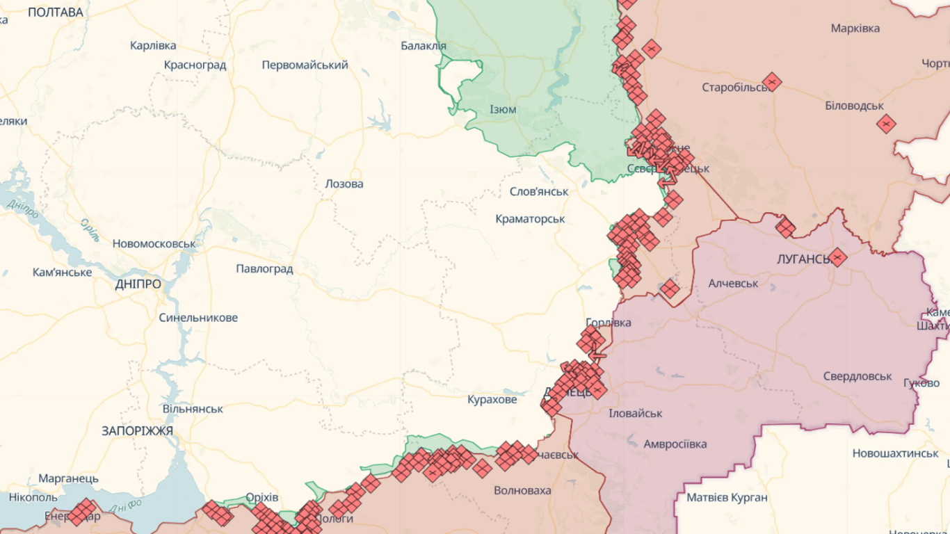 Карта бойових дій в Україні онлайн сьогодні, 28.09.2023: DeepState, Liveuamap, ISW