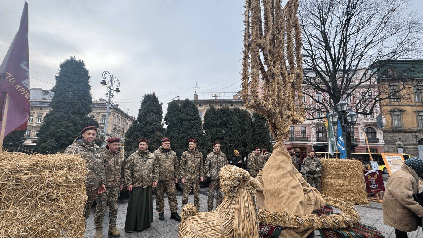 У Львові встановлять рекордно великий Тризуб з дідухів