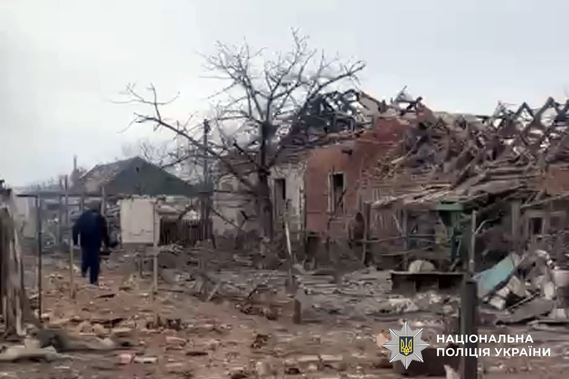 Наслідки російського обстрілу Донеччини 2 лютого