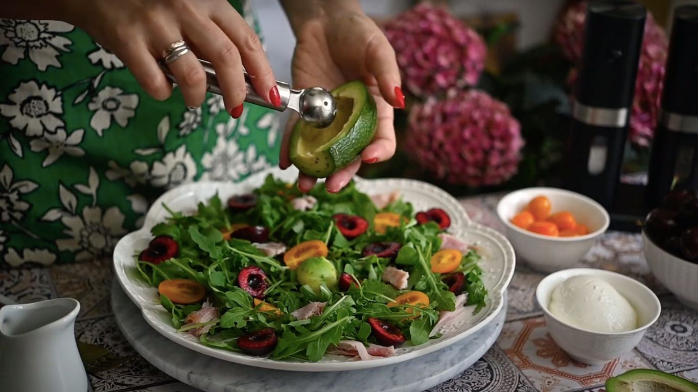 овочевий літній салат рецепт