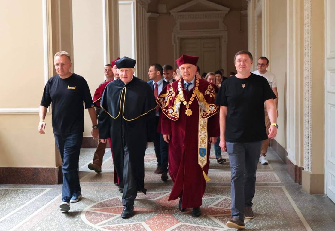 Борис Джонсон у Львові