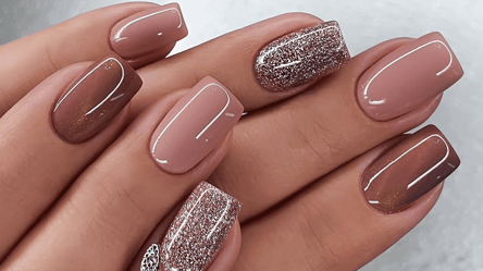 Чтобы достойно провести сезон — идеи маникюра на конец осени - 285x160