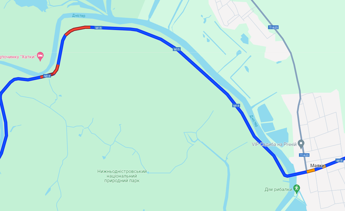 Затори на дорозі до Паланки 13 серпня
