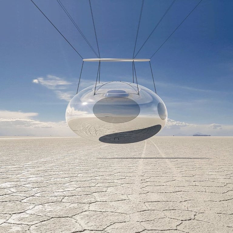 2024 французская компания доставит желающих на край космоса на борту воздушного шара с рестораном Мишлен