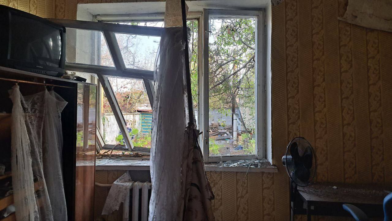 Пошкоджена квартира одеситів