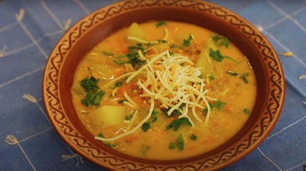 Рецепт сирного супу — смачний та ситний для холодної пори року - 285x160