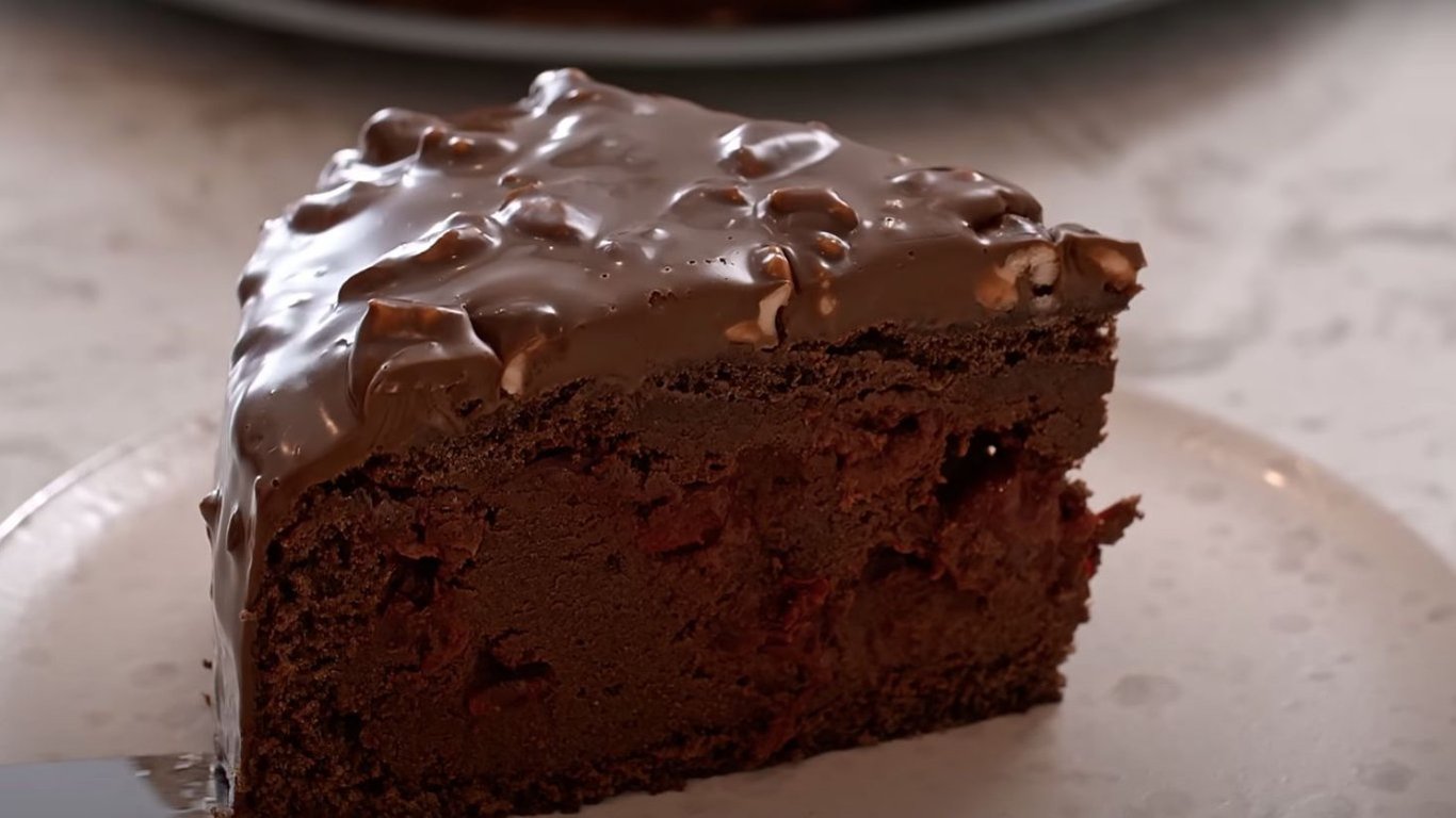 Самый вкусный шоколадного торта с вишней — пошаговый рецепт приготовление, видео