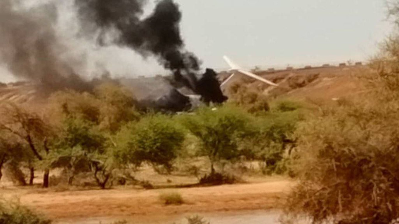 В Мали разбился российский самолет "Вагнера" Ил-76