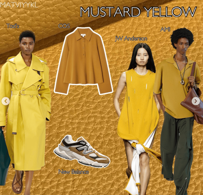 Желтый цвет в одежде очень ярко выглядит