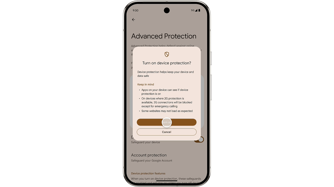 The new Device Protection mode in Android 16