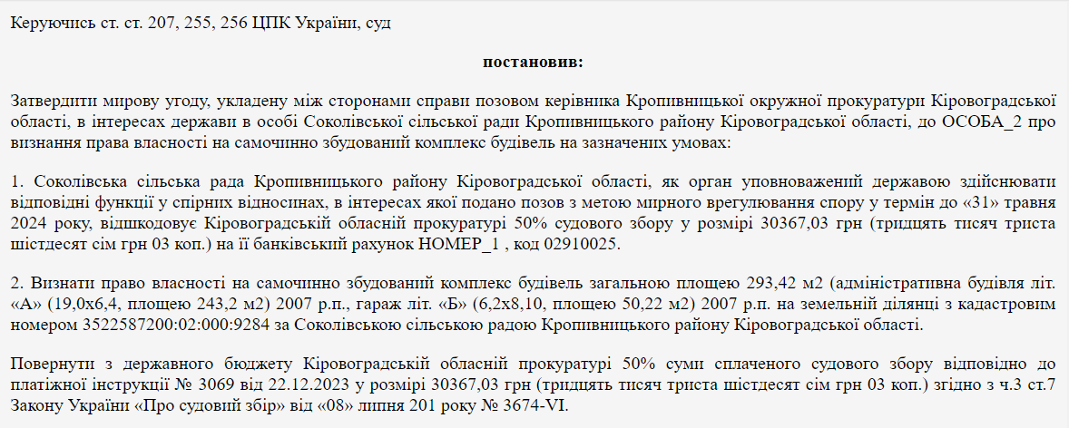 Вісім років судової тяганини над незаконно збудованою стоянкою у Кропивницькому