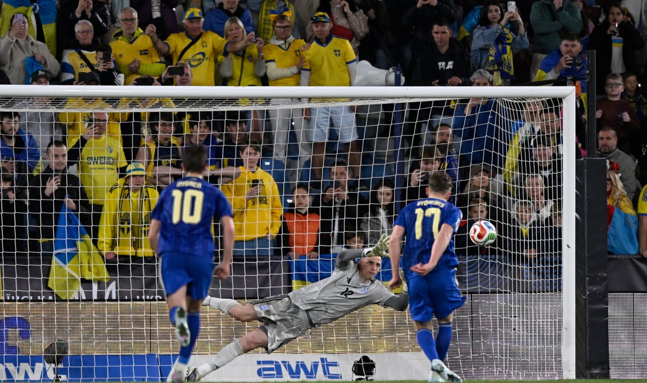 Виктор Дьекереш оформил хет-трик в ворота сборной Украины 26 марта 2026 года