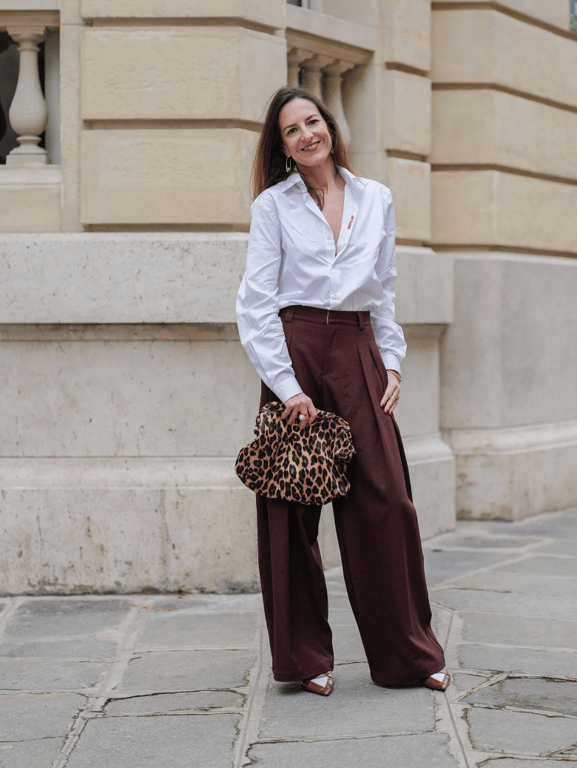 Ідеальний варіант офісного образу з лоферами