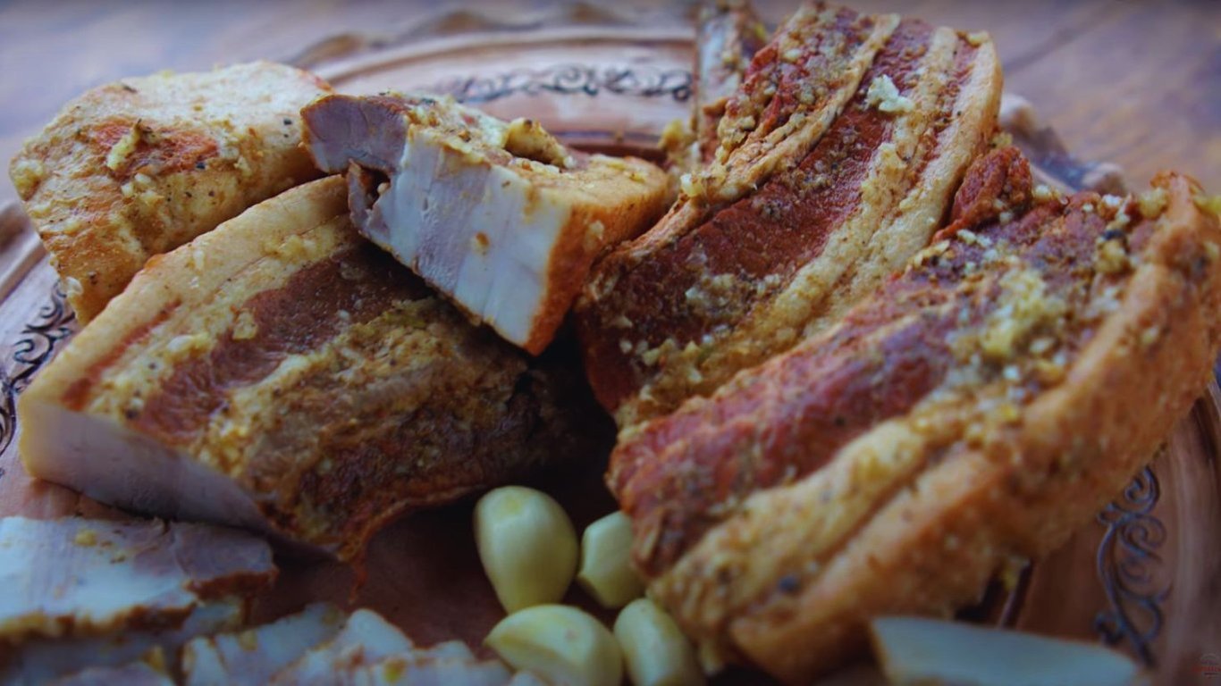 Рецепт традиционного сала от гуцулов — видео