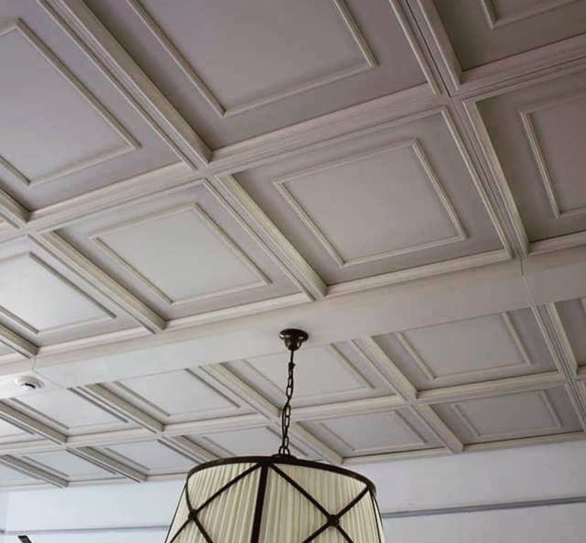 Кесонна стеля набирає знову популярності