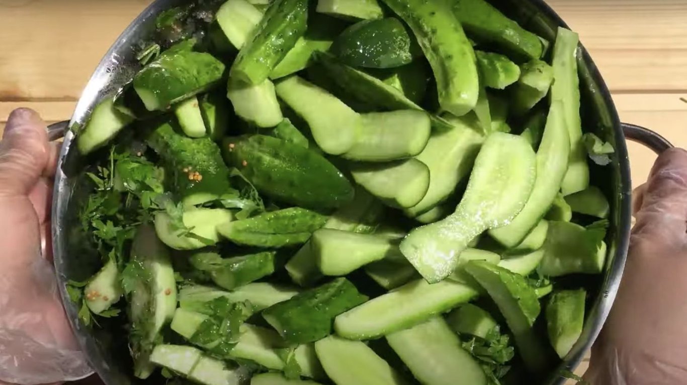 рецепт маринованных огурцов на зиму