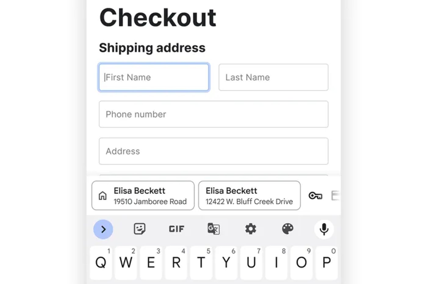 Enhanced autofill suggestions in Chrome on Android