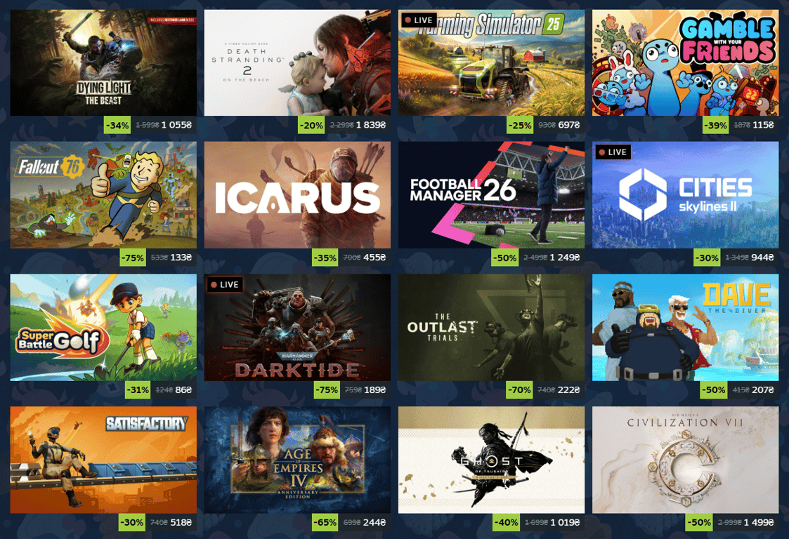 Знижки на відеоігри до 95%: що можна купити в Steam майже за безцінь у липні - фото 1