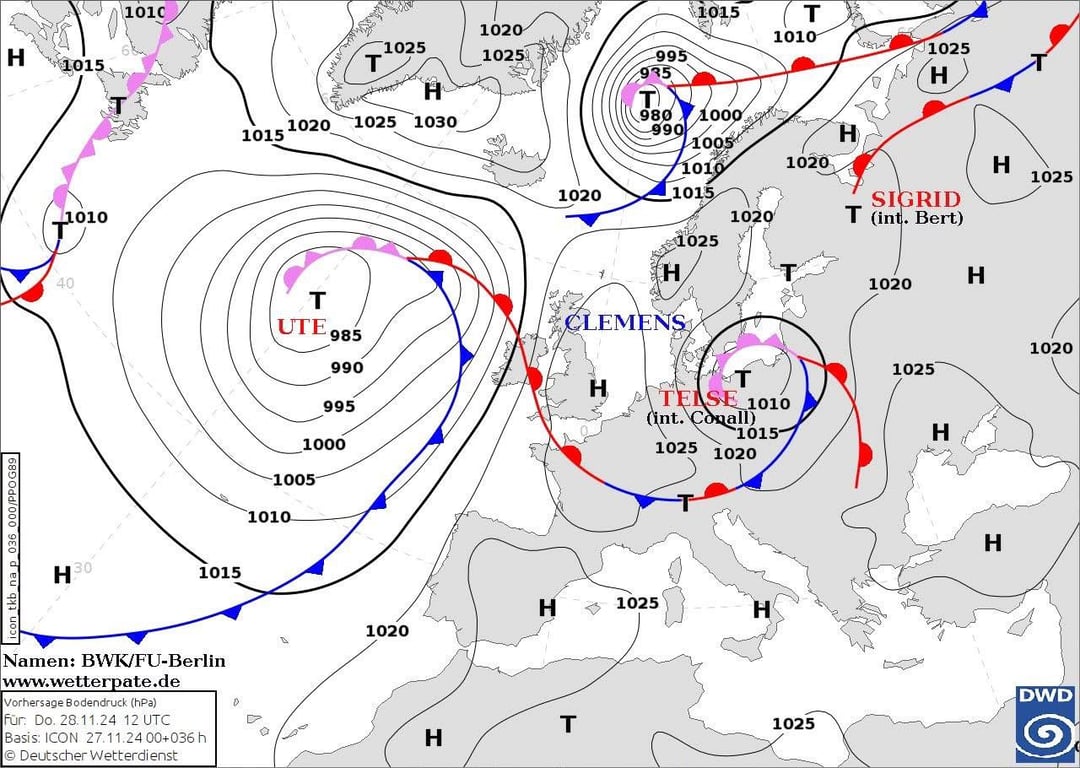 погода в Україні 28 листопада