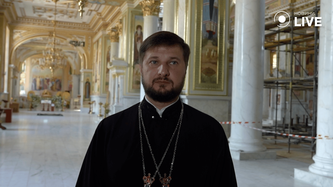 Протоієрей Одеської єпархії отець Мирослав. Фото: Новини.LIVE