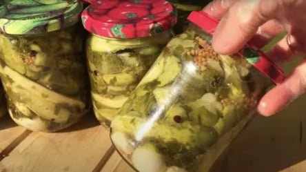 Козацькі огірки з гірчицею на зиму: рецепт №1 закуски на зиму - 290x166