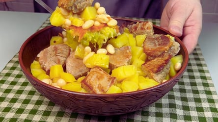 Шедевр української кухні — "Годзя" з м’ясом, квасолею та овочами - 285x160