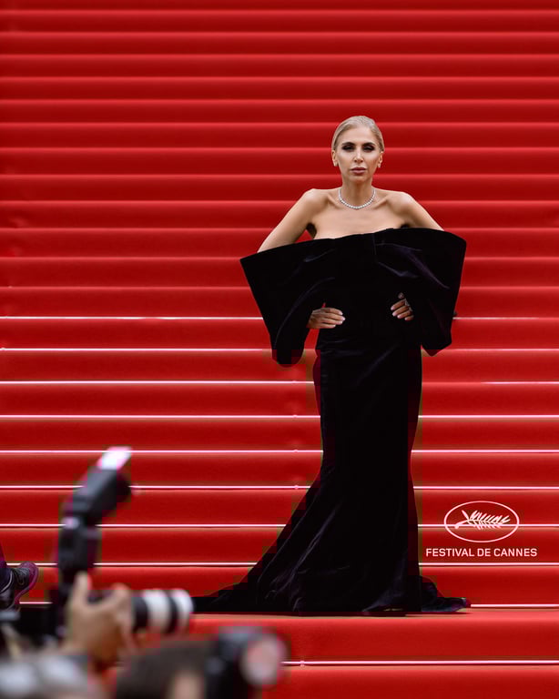 Сільва Даян у сукні від Андре Тана на Каннському кінофестивалі. Фото: instagram/silva__dayan