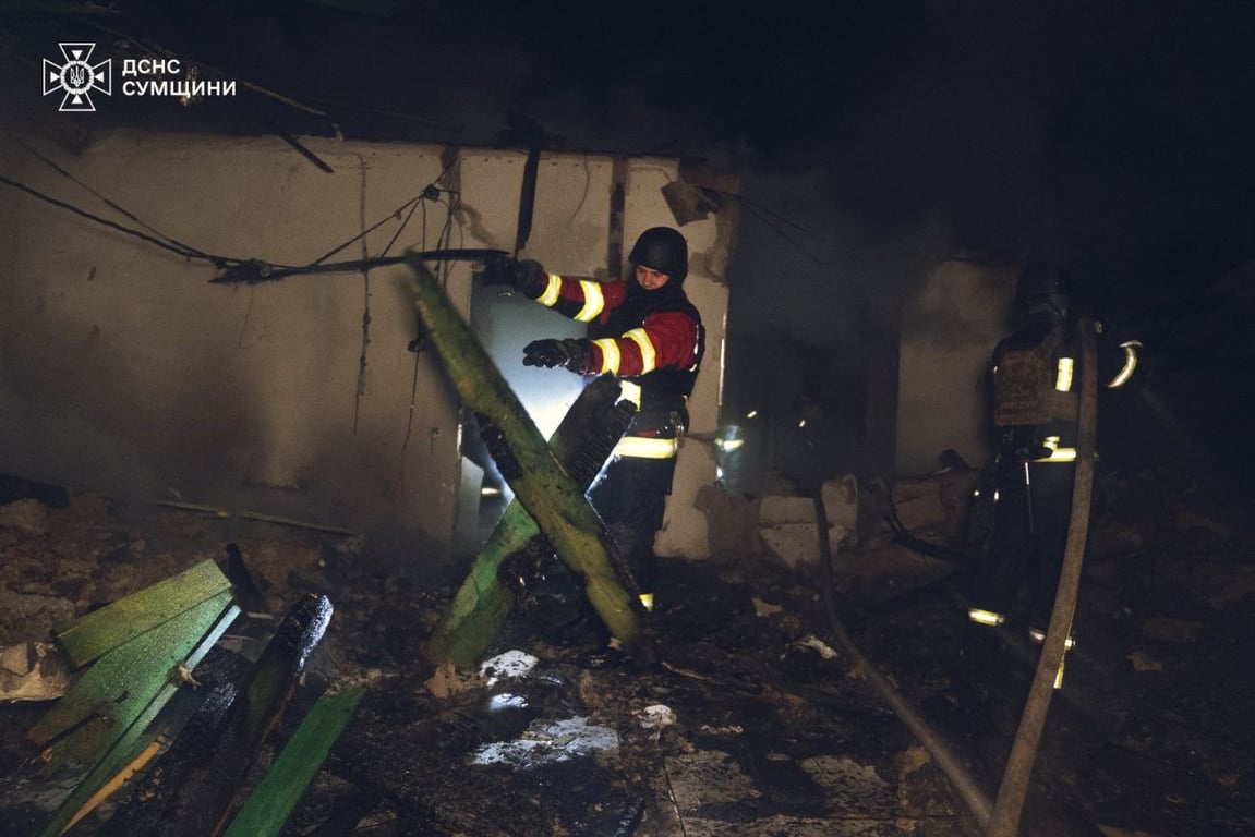 Дрон камікадзе прильот Суми