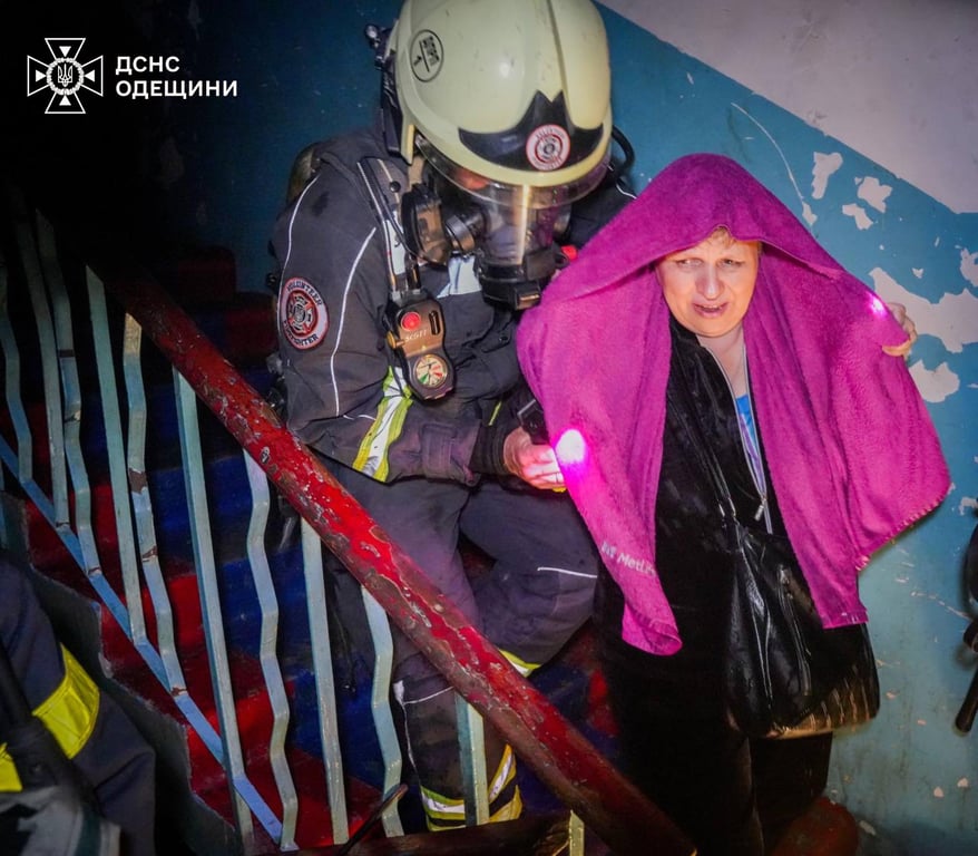 эвакуация людей в Одессе