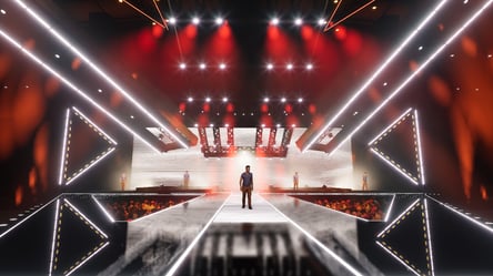 Герман Ненов показал макет сцены большого шоу "Друга Ріка" во Дворце Спорта - 285x160