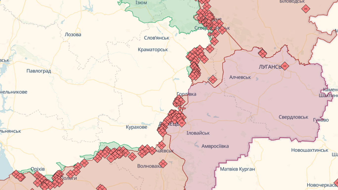 Карта бойових дій в Україні онлайн сьогодні, 15.10.2023 — DeepState, Liveuamap, ISW