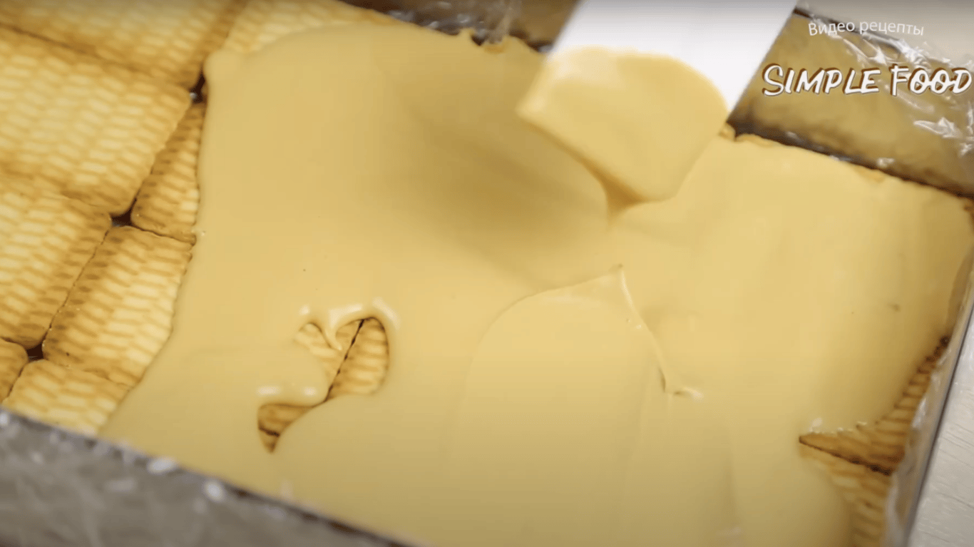 Торт без випічки за 15 хвилин, рецепт з фото з печивом, кремом